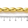 Electroplated Synthetic Magnetic Hematite Beads Strands G-Q1009-E02-8x12mm-5