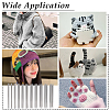 55Pcs Stainless Steel Knitting Needles Set DIY-WH0671-515-5