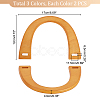 6Pcs 3 Style Wooden U-Shaped Bag Handles FIND-PH0010-45-2