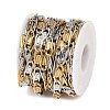 Two Tone 304 Stainless Steel Lumachina Chains CHS-P028-04A-3