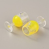 Transparent Resin Pendants RESI-WH0026-48E-2