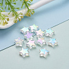 Eco-Friendly Transparent Acrylic Beads TACR-YW0001-01A-6