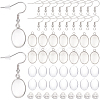 20Pcs 304 Stainless Steel Earring Hooks STAS-SP0002-04P-1