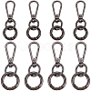 DIY Keychain Clasp Findings Kits DIY-SP0003-47B-1