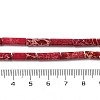 Dyed Natural Imperial Jasper Beads Strands G-H087-H01-01D-5