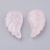 Natural Rose Quartz Pendants G-E435-C-17-2