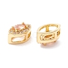 Rack Plating Brass Micro Pave Cubic Zirconia Beads KK-D073-02G-01-NR-2