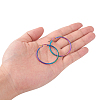 304 Stainless Steel Big Hoop Earrings EJEW-F105-07M-4