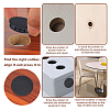 AHADEMAKER 50Pcs 5 Style Plastic Hole Plugs KY-GA0001-21B-5