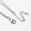 316 Surgical Stainless Steel Cable Chains Tiered Necklaces NJEW-JN01738-3