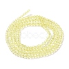 Transparent Glass Beads Strands GLAA-H021-03-04-4