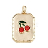 Brass Enamel Pendants LS-KK-L246-02G-1