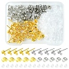 40Pcs 2 Color Iron Ball Stud Earring Post IFIN-FS0001-25-1