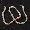 Natural Flower Amazonite Round Bead Strands X-G-D608-6mm-7