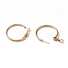 PVD Vacuum Plating 304 Stainless Steel Hoop Earrings STAS-S078-08-30mm-4
