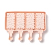 Food Grade DIY Rectangle Ice-cream Silicone Molds DIY-D062-03C-4