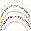 5 Strands 5 Colors Handmade Acrylic Cable Chains AJEW-PH0002-84-1