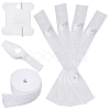 Polyester & Pom Removable Quilt Cover Corner Fasteners Button Straps FIND-CP0003-68-1