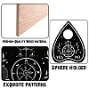 Pendulum Dowsing Divination Board Set DJEW-WH0324-008-4