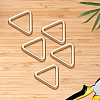 20Pcs Triangle Alloy Linking Rings FIND-CY0001-17G-3