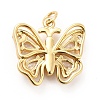 Rack Plating Brass Cubic Zirconia Pendants KK-K270-15G-3