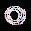 Dyed Natural White Jade Beads Strands G-T140-4mm-A03-4