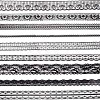 Gorgecraft 9 Styles Polyester Lace Trim OCOR-GF0002-56-1