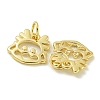 Rack Plating Brass Pendants KK-K386-01K-G-2
