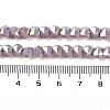 Electroplate Glass Beads Strands EGLA-B009-05A-09-4
