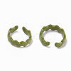 Spray Painted Alloy Cuff Rings RJEW-T011-16-RS-2