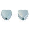Spray Painted Acrylic Beads CACR-N006-22-C01-3