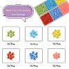 4302Pcs 6 Style 12/0 Round Glass Seed Beads SEED-YW0001-89-2