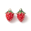2Pcs Brass Enamel Charms KK-YW0001-79-1