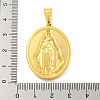 Ion Plating(IP) 304 Stainless Steel Pendants STAS-R231-18G-20-3