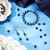 Round Non-magnetic Synthetic Hematite Beads Strands G-PH0012-01-8mm-4