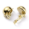 Brass Clip-on Earring Findings KK-O131-03G-B-2