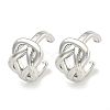 Brass Cuff Earrings EJEW-C104-054P-1
