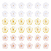 60Pcs 3 Colors 1-Hole Resin Buttons RESI-TA0004-42-2