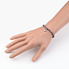 Glass Beads Stretch Bracelets X-BJEW-JB02450-4