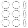 925 Sterling Silver Split Jump Rings STER-TA0001-48A-1