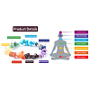 Chakra Gemstone Stretch Bracelets BJEW-JB02288-02-2