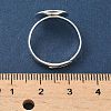 Adjustable Brass Pad Ring Settings KK-K414-10B-S-3