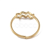 Real 18K Gold Plated 304 Stainless Steel Adjustable Finger Ring RJEW-L115-01G-02-3