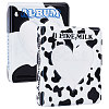 CRASPIRE 2 Books 2 Colors 3 Inch PVC Mini Love Heart Hollow Photocard Holder Book AJEW-CP0005-84-1