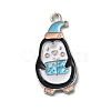 Winter Theme Alloy Enamel Pendants ENAM-M002-04M-P-1
