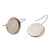 Non-Tarnish 304 Stainless Steel Earring Hooks STAS-R123-16D-P-2