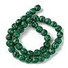 Synthetic Malachite Beads Strands G-H023-A05-01-3