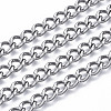Tarnish Resistant 304 Stainless Steel Curb Chains CHS-N001-07P-1