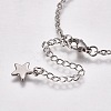 304 Stainless Steel Bracelet Making STAS-WH0014-23P-4