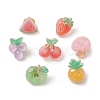 Resin Fruit Brooches JEWB-BR00108-1